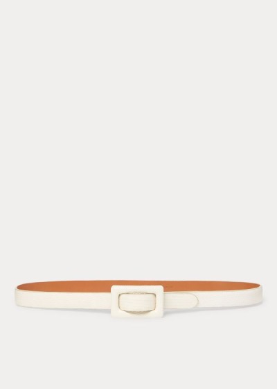 Women's Ralph Lauren Stamped-Calfskin Skinny Belt | 501682VEY